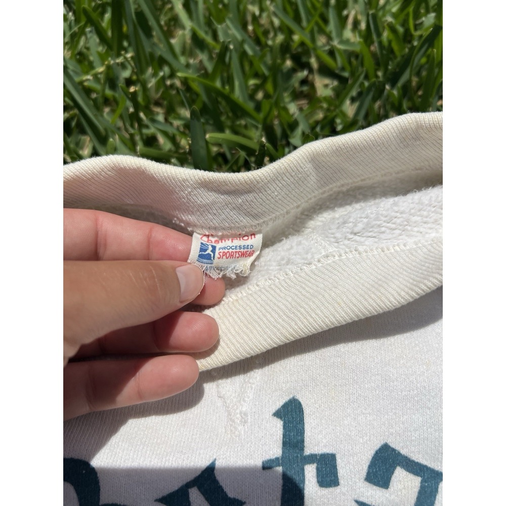 Vintage 50s Champion Running Man Pi Beta Phi Sweatshirt Size Large - Picture 2 of 13